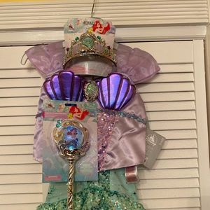Brand new little mermaid costume & accessories